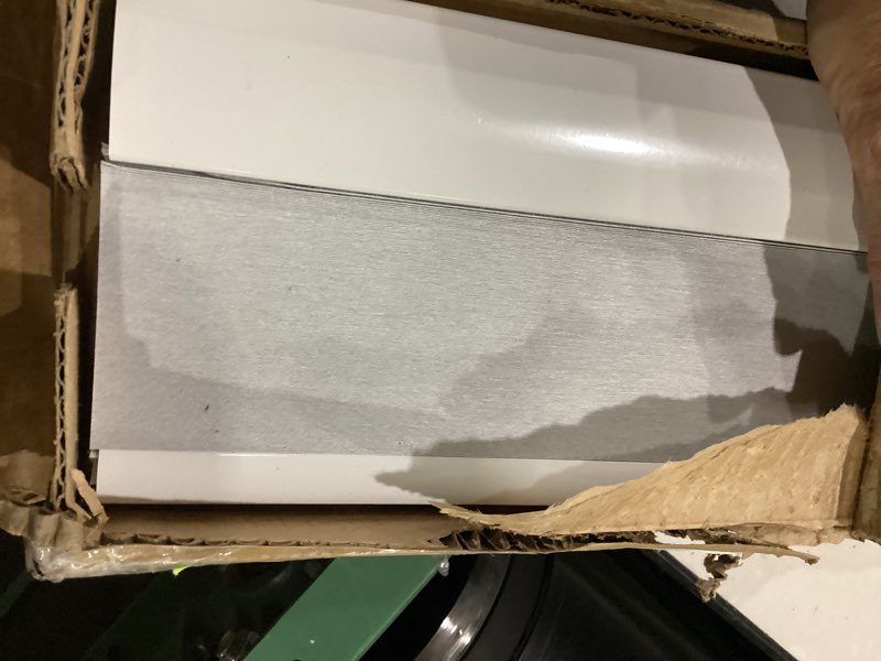 Condition photo showing As Is for lazblinds no drill light filtering cellular shades, 29" w x 72" h, white | no tools cordless honeycomb blinds thermal insulated, noise reducing window blinds for home, easy install light filtering-white 29"w x 72"h