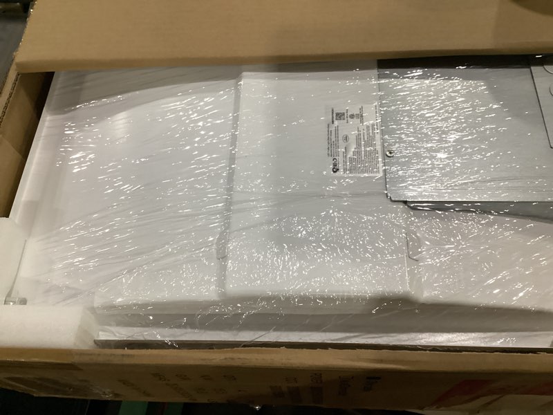 Condition photo showing New/Like New for (not tested)2x2 ft center basket led troffer panel light, 20/30/40w, 3 color options 3000k | 4000k | 5000k, dimmable drop ceiling lights, 2500/3750/5000 lumens, damp rated, 120-277v, premium (4 pack) 2x2 troffer - 4 packe