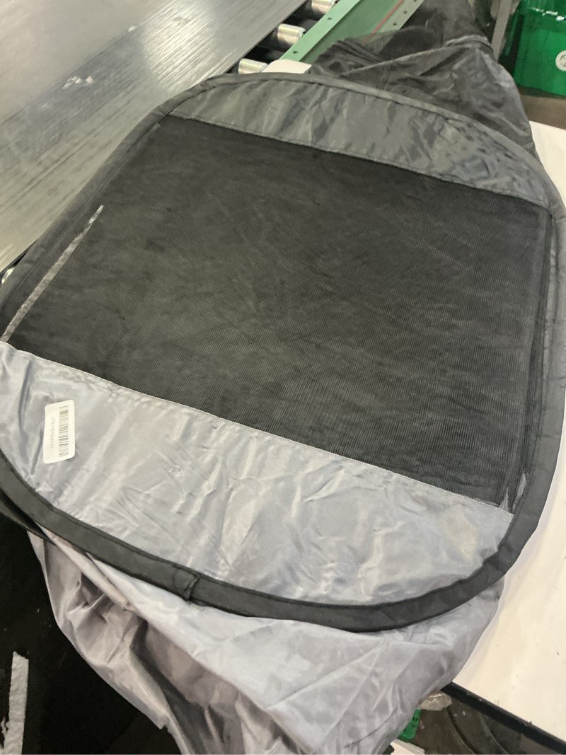 Condition photo showing As Is for Furhaven Portable Dog Playpen Cat Tent, Pet playground,Kennel foldable indoor outdoor zippered puppy crate - Gray, Medium Gray Medium