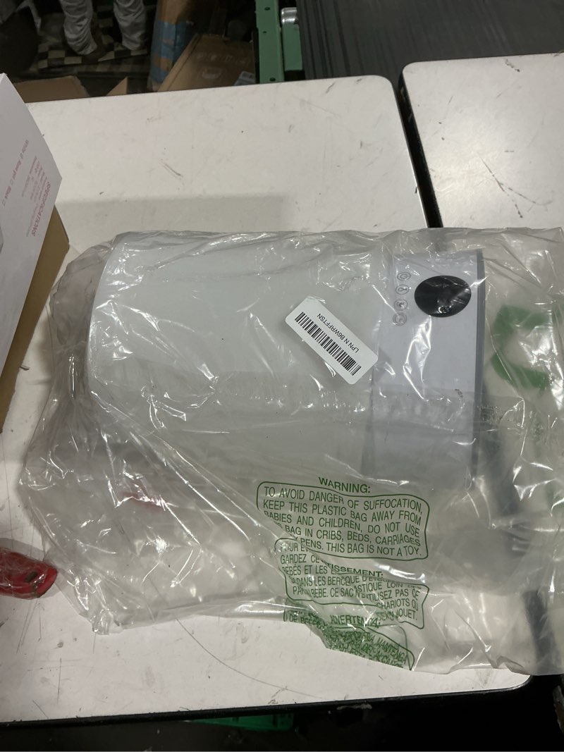Condition photo showing As Is for abolee humidifiers for plants 4.5l cool mist with essential oil diffuser, humidifier large room, 24db quiet air humificador fit baby nursery & bedroom, 360° adjustable, easy fill & cleaning (white) 10''