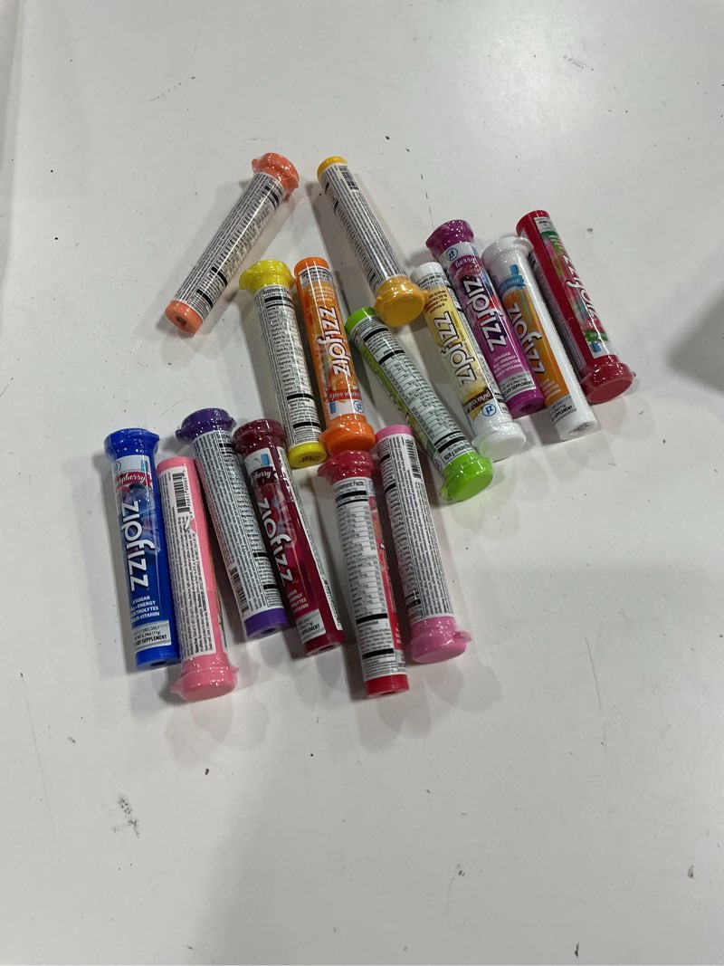 Condition photo showing New/Like New for Expires 04/2026 Zipfizz Daily Energy Drink Powder, Variety Pack, 15 Pack | 3-in-1 Sustained Energy, Rapid Hydration, and Essential Vitamins | Sugar-Free | Electrolyte Powder | Contains Vitamin B-12 & Antioxidants Variety 0.39 Ounce (Pack of 15)