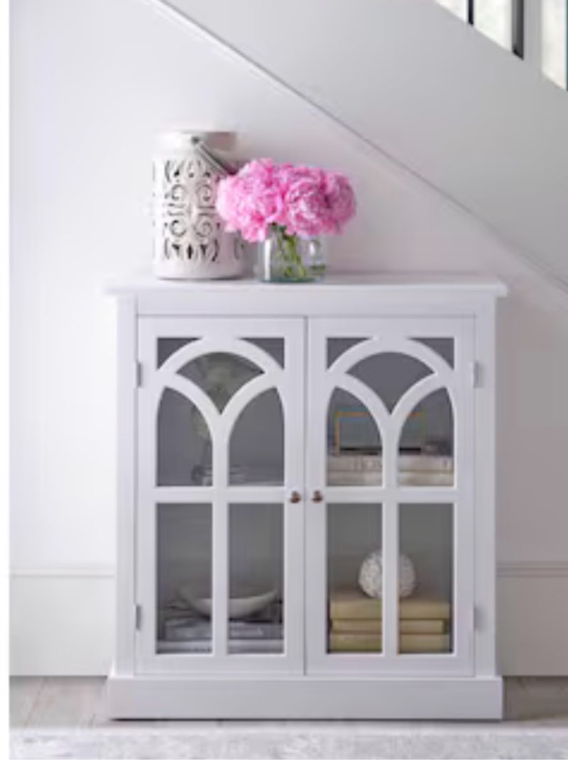 allen + roth 32-in W 2 -Door White Accent Cabinet