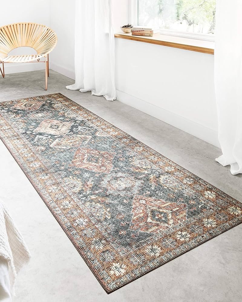 Loloi Skye Collection SKY-10 Sea/Rust 9'-0\" x 12'-0\" Area Rug