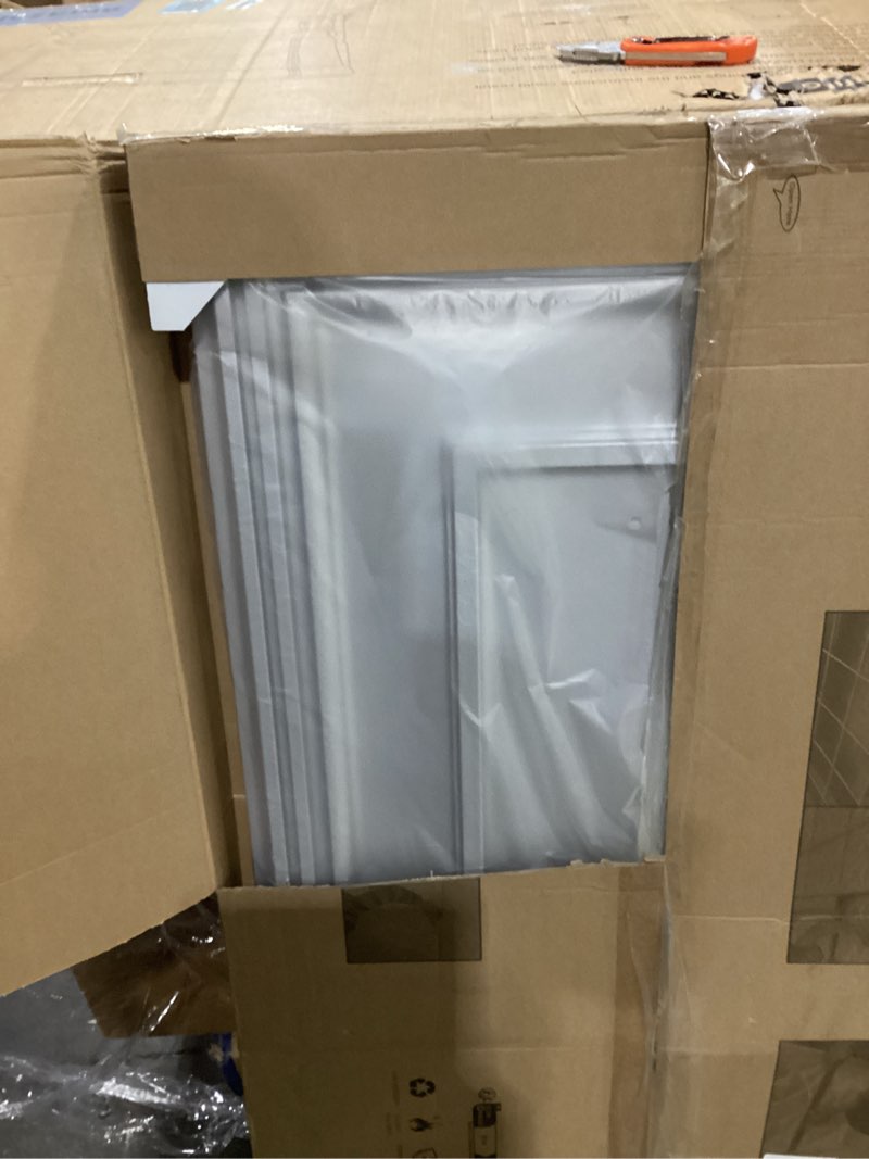 Condition photo showing Good Condition for art3d drop ceiling tiles, 24x48in. argent silver (12-pack) 24"x48" silver 12