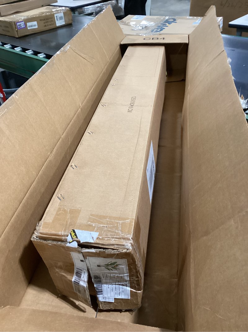 AMAZCOZY 3.9FT/47.3IN Artificial Bird of Paradise Plant with Permanent Flower for Home Office Living