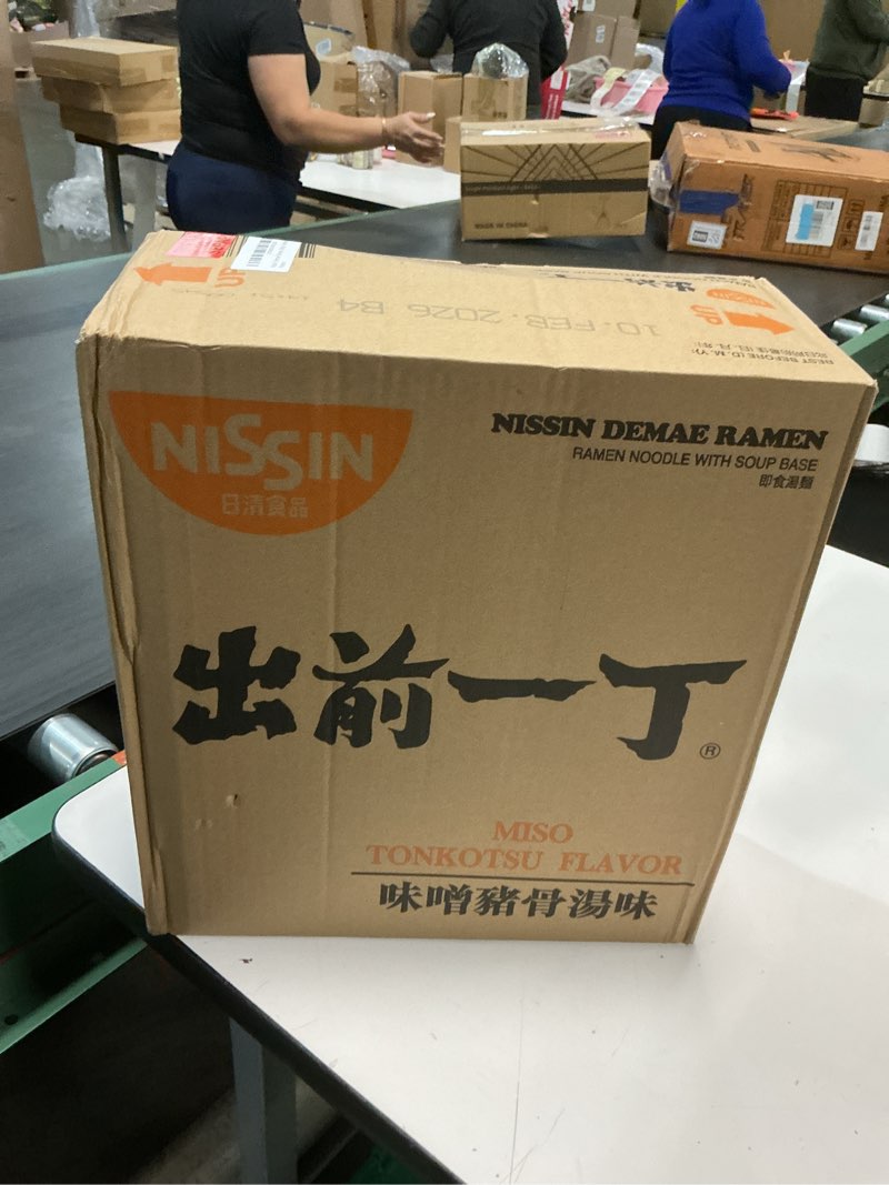 Condition photo showing New/Like New for ((10/FEB/2026))Nissin Demae Ramen, Miso Tonkotsu, 3.5 oz (30 packs)