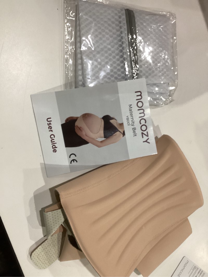 Condition photo showing Good Condition for Momcozy Pregnancy Belly Band, CozySupport Ergonest Maternity Belly Band, Invisible Pregnancy Belt for Back, Abdomen, Waist Oyster Pink Large