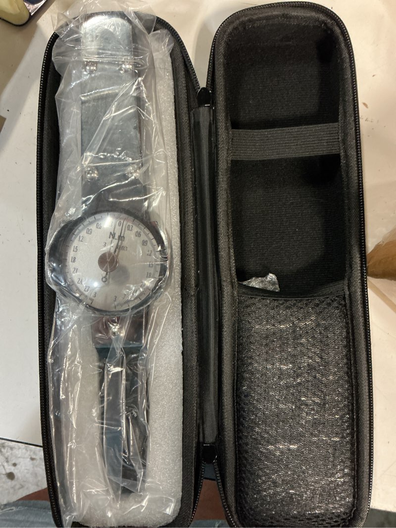 Condition photo showing New/Like New for newtry dial torque wrench, 0.3-3n.m dial indicating torquemeter with sockets set (4-14mm), precision torque meter, 1/4 inch pound dial torque wrench torque force tester 0.3-3nm