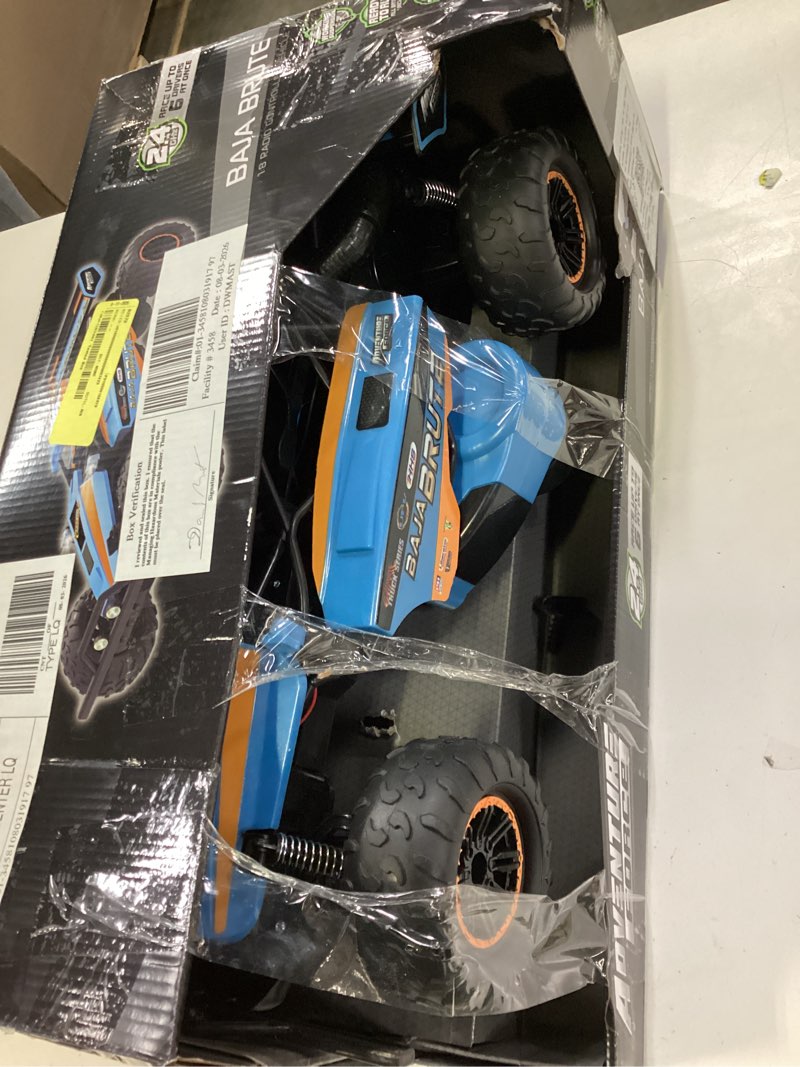 Condition photo showing Good Condition for adventure force (1:8) baja brute remote control ice blue buggy, wr5-88g21u-bl