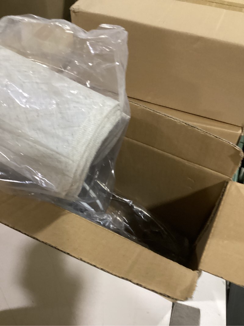 Condition photo showing New/Like New for empire lamp shades set of 2, 6" top x 16" bottom x 10.8" high, large beige lamp shades for table lamps floor lamps, natural linen lampshades replacement, spider, harp holders included, easy assembly