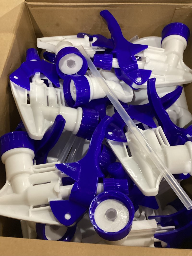 Condition photo showing Good Condition for Eccliy 12 Pcs 16 Oz Plastic Spray Bottle, Adjustable Empty Reusable Sprayer for Cleaning, Planting, Water, Bathroom and Kitchen, BBQ, Commercial and Residential(Dark Blue,Original) Original Dark Blue