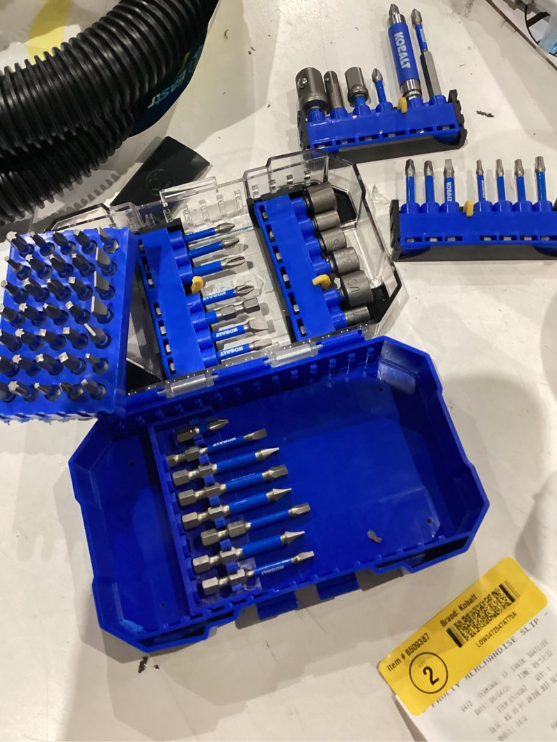kobalt impact driver bit set