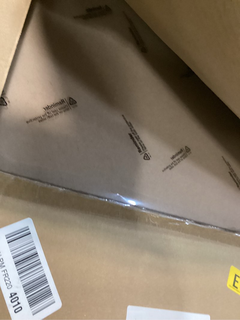 Condition photo showing Good Condition for 24x24 Picture Frame Set of 2, Black Square Photo Frames High Transparent Wall Gallery Desktop Horizontal Vertical for Canvas Collage Photo Poster Certificate 24 x 24 inches Black 24x24