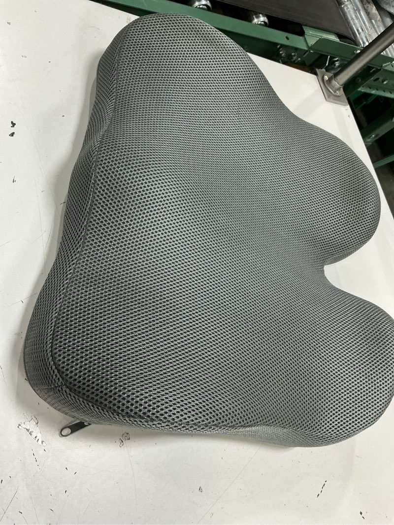 Condition photo showing Good Condition for a-pce ergonomic seat cushion -large memory foam cushion for office chair- sciatica & lower back & coccyx pain relief - car seat cushions for driving seat cushion, grey grey 48*41*11cm
