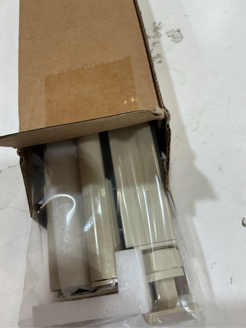 Condition photo showing New/Like New for lazblinds no drill blackout roller shades for indoor windows, cordless window blinds, thermal insulated fabric uv protection for home and office, 20" w x 48" h, beige blackout - beige 20" w × 48" h