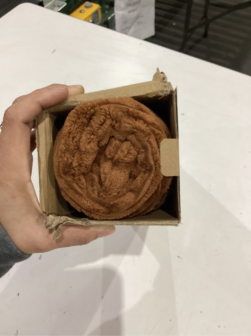 Condition photo showing Good Condition for Kevin Textile Pack of 2 Fall Corduroy Soft Decorative Square Throw Pillow Cover Cushion Covers Pillowcase, Home Autumn Decor Decorations for Sofa Couch Bed Chair 24x24 Inch/60x60 cm (Striped Brown) 24" x 24" (Pack of 2) Brown