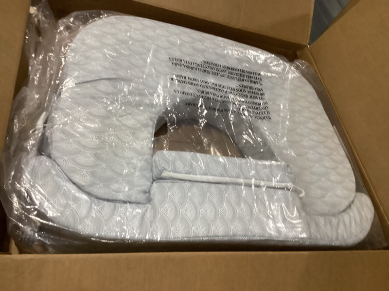 Condition photo showing Good Condition for My Brest Friend Twin Nursing Pillow - Enhanced Comfort with Slipcover - Ergonomic Breastfeeding Pillow for Ultimate Support - Adjustable Nursing Pillow with Handy Side Pocket, Horizon Horizon Twin