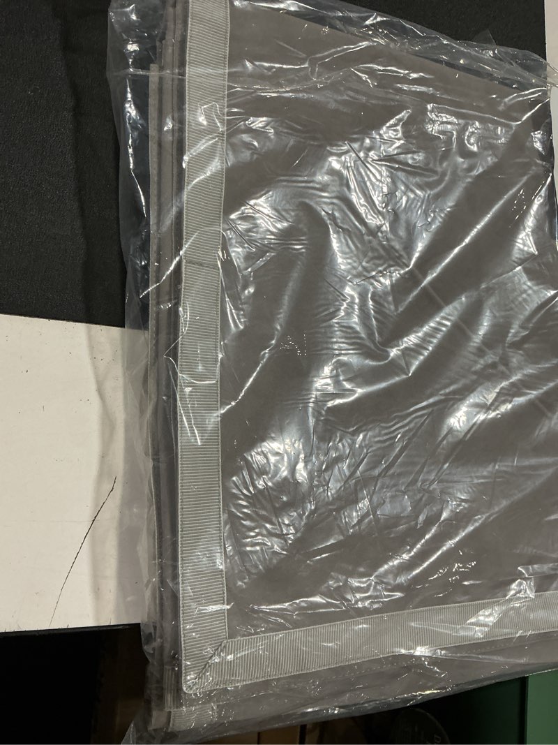 Condition photo showing Good Condition for deluxe suede square table cover - 44" - choose from various beautiful colors - perfect for card tables grey
