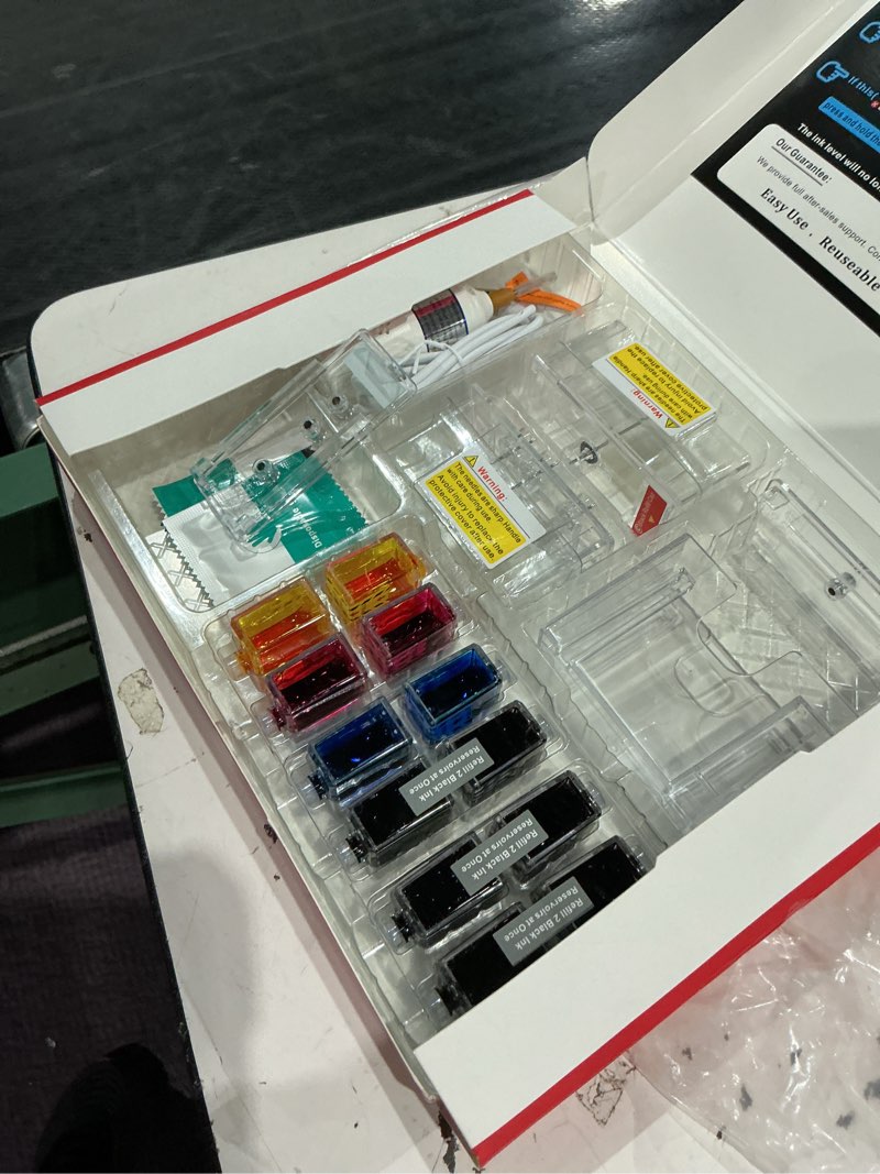 Condition photo showing Good Condition for pg-295xl cl-286xl ink refill kit for canon pg-295 cl-286 pg-295xl cl-286xl ink cartridges compatible for 295xl 286xl compatible with ts4320 ts6520 tr7120 printer ink (12-pack, 6bk/2c/2m/2y) 6black 2cyan 2magenta 2yellow