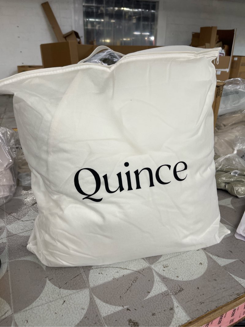 Condition photo showing New/Like New for all-season premium down alternative comforter, king/cal king, white