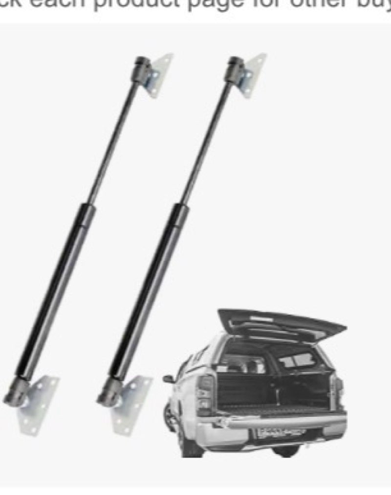 20 Inch 56lb/250N Gas Spring Gas Shock Strut Gas Struts Lift Supports with L-Type Mounts for Boat Co