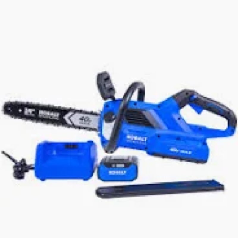 unbranded kobalt 14-in chainsaw kit (battery and charger included)