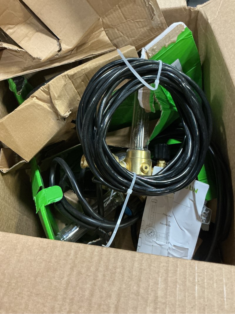 Condition photo showing As Is for vivosun hydroponics co2 regulator emitter system with solenoid valve flowmeter for grow room grow tent garden