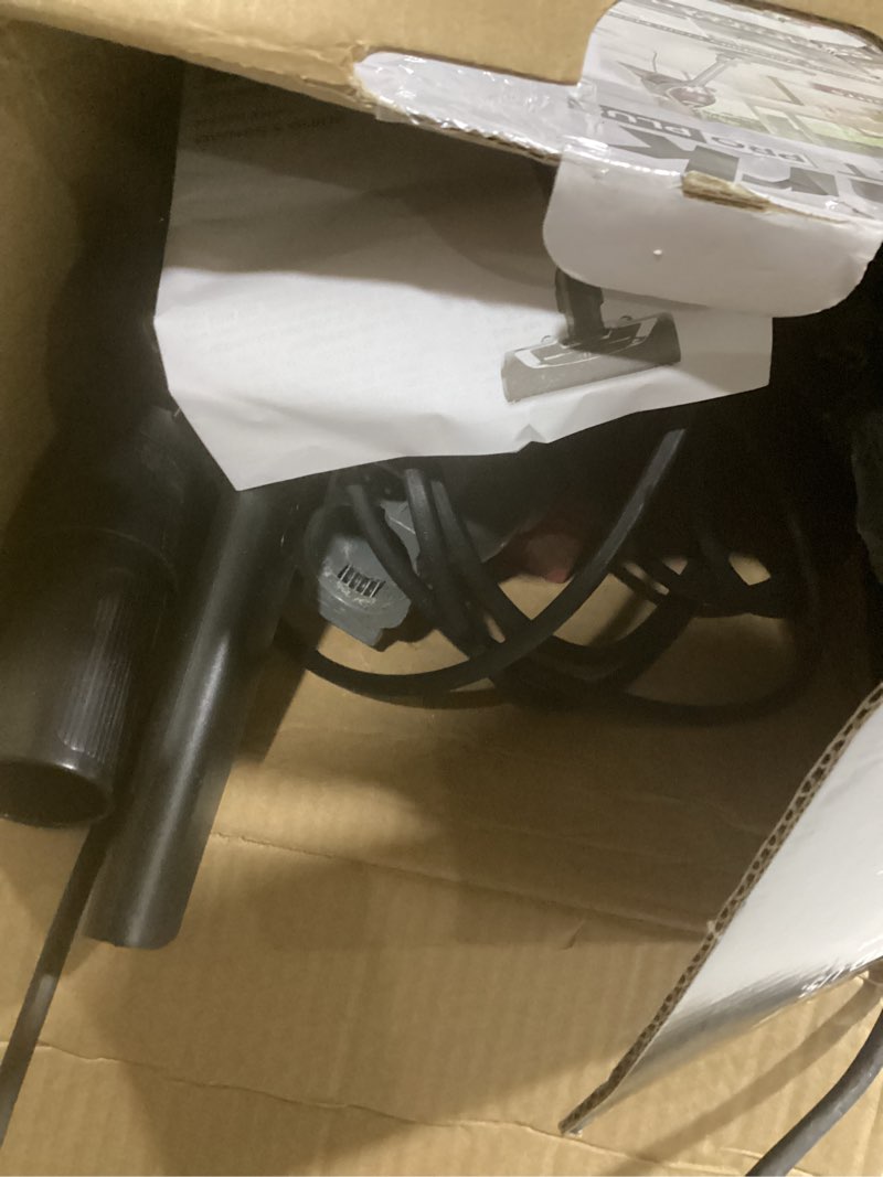 Condition photo showing Good Condition for shark hv322 rocket pet plus corded stick vacuum with led headlights, xl dust cup, lightweight, perfect for pet hair pickup, converts to a hand vacuum, with (2) pet attachments, bordeaux/silver rocket deluxe w/ headlights
