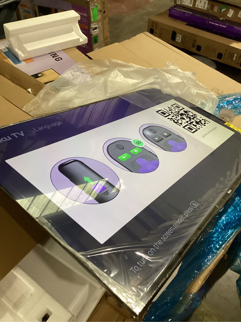 Condition photo showing New/Like New for Roku Smart TV 2025 – 50-Inch Select Series, 4K HDR TV – RokuTV with Enhanced Voice Remote – Flat Screen LED Television with Wi-Fi for Streaming Live Local News, Sports, Family Entertainment TV only 50"