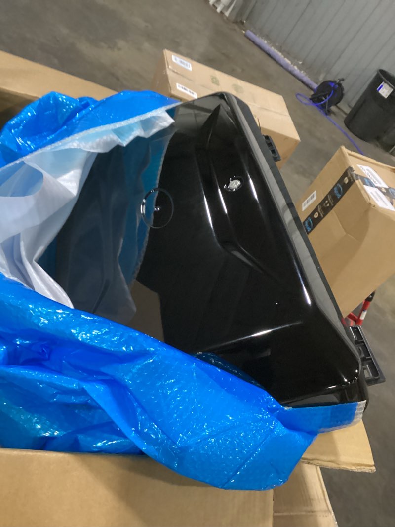 Condition photo showing New/Like New for exterior side mounted gear carrier toolbox storage box with lock compatible with 2020-2025 land rover defender 110 exterior organizer accessories