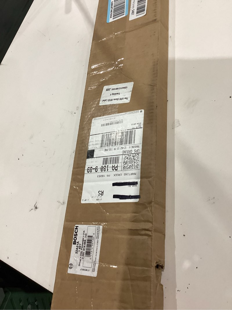 Condition photo showing New/Like New for bosch 22a21a icon beam wiper blades - driver and passenger side - set of 2 blades (22a & 21a)