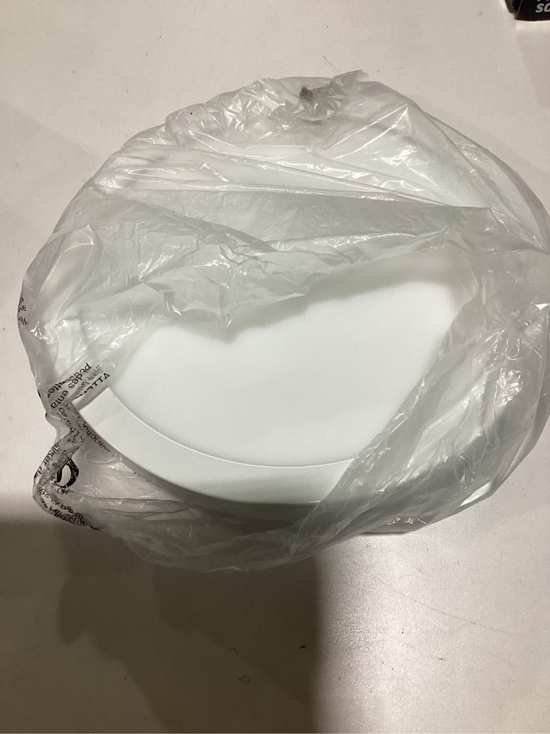  Project Source 7.5-in Matte White Indoor 1 -Light LED Tunable White Flush Mount Light Plastic