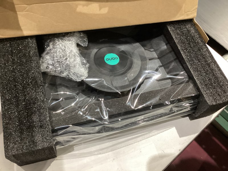 Condition photo showing Good Condition for llano v12 gaming laptop cooling pad, rgb laptop cooler, laptop cooling fan stand with 5.5 inch powerful turbofan, for 15.6-19in laptop, adjustable speed, dustproof, 3-port usb hub, black (rgb) v12 black (hub+rgb)