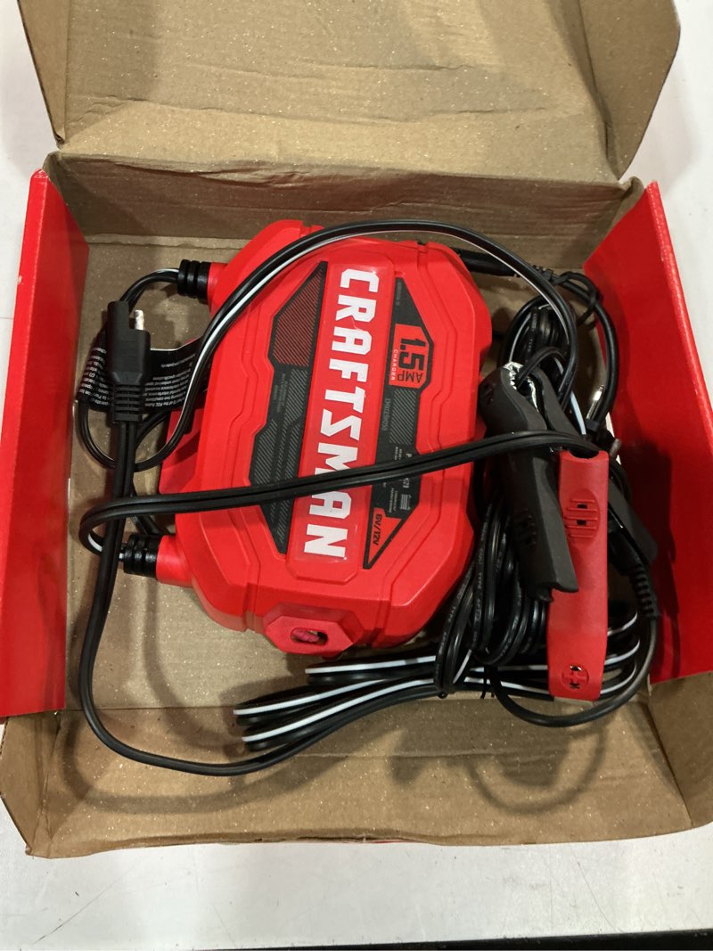 Condition photo showing Good Condition for craftsman 1.5-amp 6/12-volt car battery charger