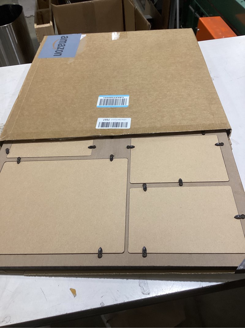 Condition photo showing Good Condition for Collage Picture Frame 5x7 and 8x10 Photos -Large Size 6 Openings Black Picture Frame Wall Decor for Wall Mounting vertically or horizontally - Home and Family Display 5x7 and 8x10 Black 5X7