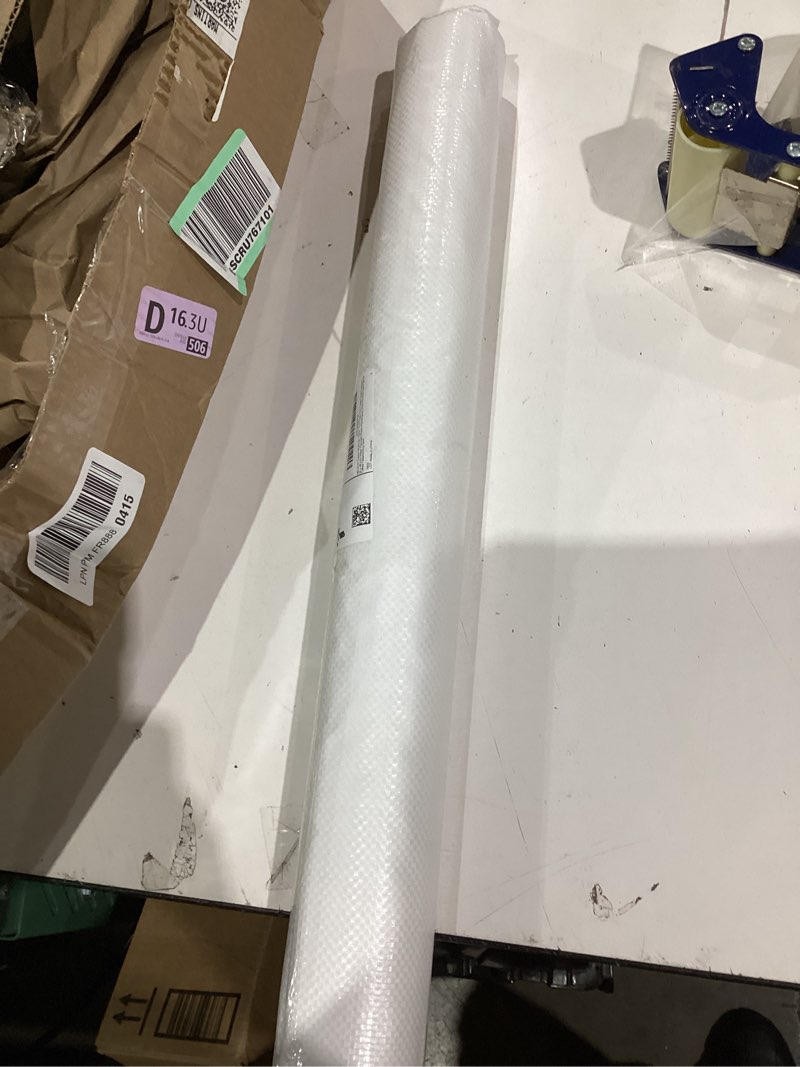 Condition photo showing New/Like New for NECAUX Custom Multisize 1.5mm Thick Clear PVC Table Cover Protector - 24 x 48 Inch Water Resistant Plastic Rectangular Vinyl Non-Slip Desk Pad for Coffee Table/Writing Desk 24" x 48" Clear 1.5mm