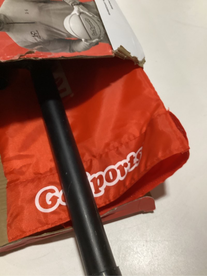 Condition photo showing As Is for GoSports XTRAMAN Basketball Dummy Defender Training Mannequin