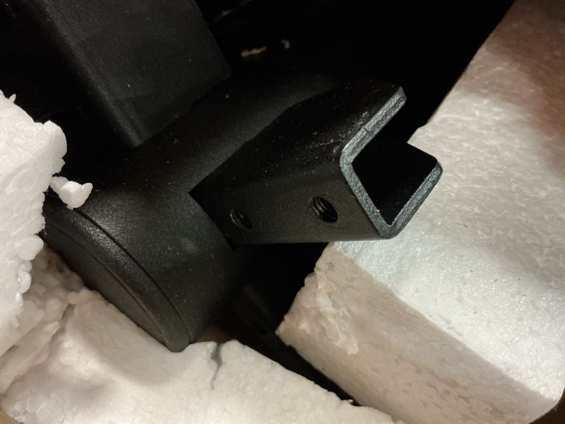 Condition photo showing Good Condition for AX WABER Mobile TV Cart Stand with Wheels for 23-60" tvs, Height Adjustable, Portable Floor Stand Holds up to 88 lbs, Rolling TV Mount max VESA 400x400mm Rectangular Shape Bracket 23"-60" Mobile TV Stand