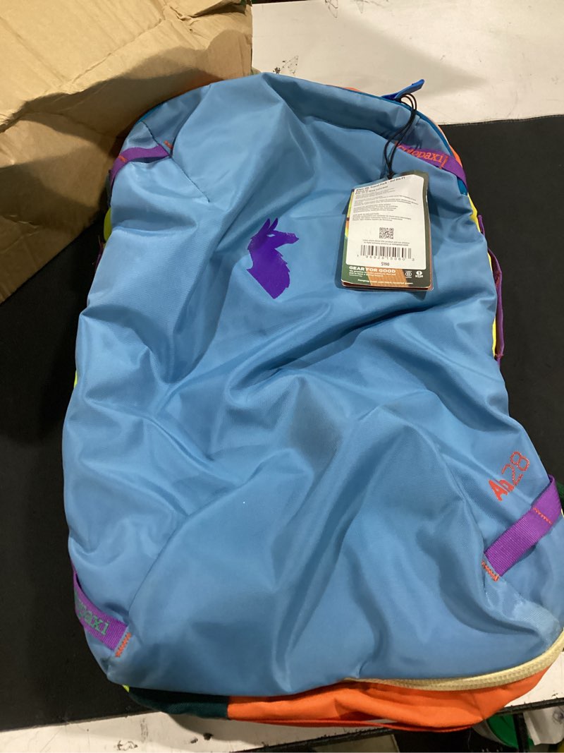 Condition photo showing Good Condition for cotopaxi allpa 28l travel pack del dia - one of a kind! no bags are the same! del día