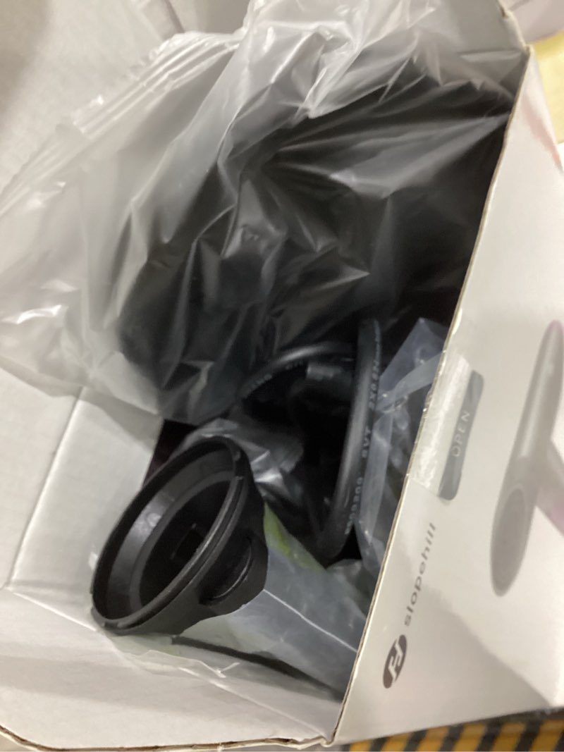 Condition photo showing Good Condition for slopehill Professional Ionic Hair Dryer, Powerful 1800W Fast Drying Low Noise Blow Dryer with 2 Concentrator Nozzle 1 Diffuser Attachments for Home Salon Travel Grey