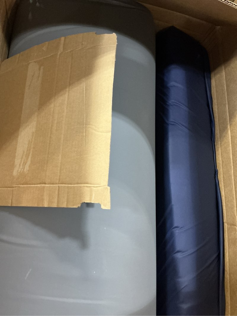 Condition photo showing As Is for invacare premier hospital bed mattress, foam, fluid-resistant cover flexes in right places to relieve body pressure, firm mid-section & soft head/feet section, enhanced side support for safe transfers 80"x36"x6" softform premier mattress mattress
