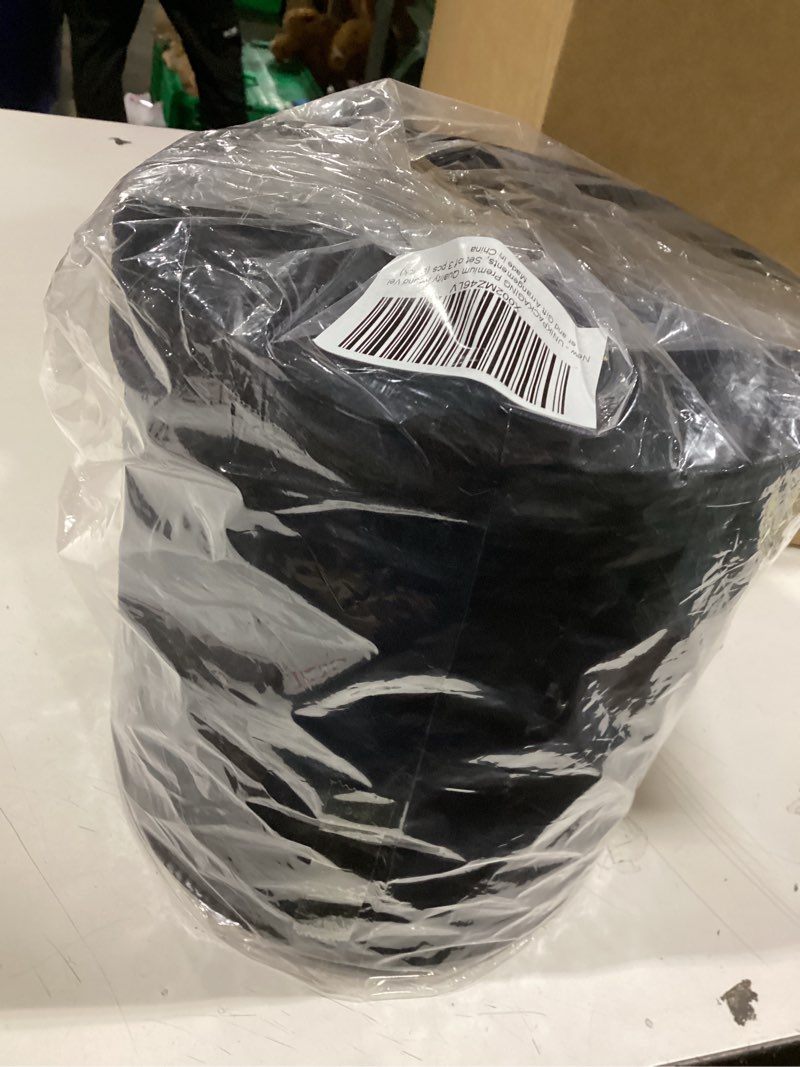 Condition photo showing Good Condition for UNIKPACKAGING Premium Quality Round Velvet Flower Box, Gift Boxes for Luxury Flower and Gift Arrangements, Set of 3 pcs (Black)