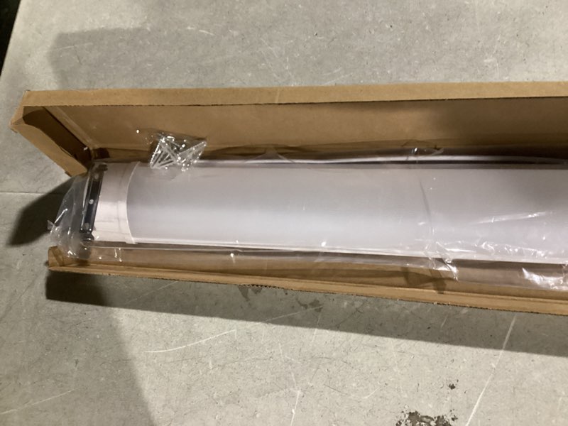 Condition photo showing Good Condition for Sararoom 2ft LED Shop Fixture, 20W Tube, 2400lm, 4000K Neutral White, 60cm 23.6inch Garage Closet Ceiling Light for Office Home Basement, No Plug, No Ground Wire Neutral White 2FT 20W 1Pc