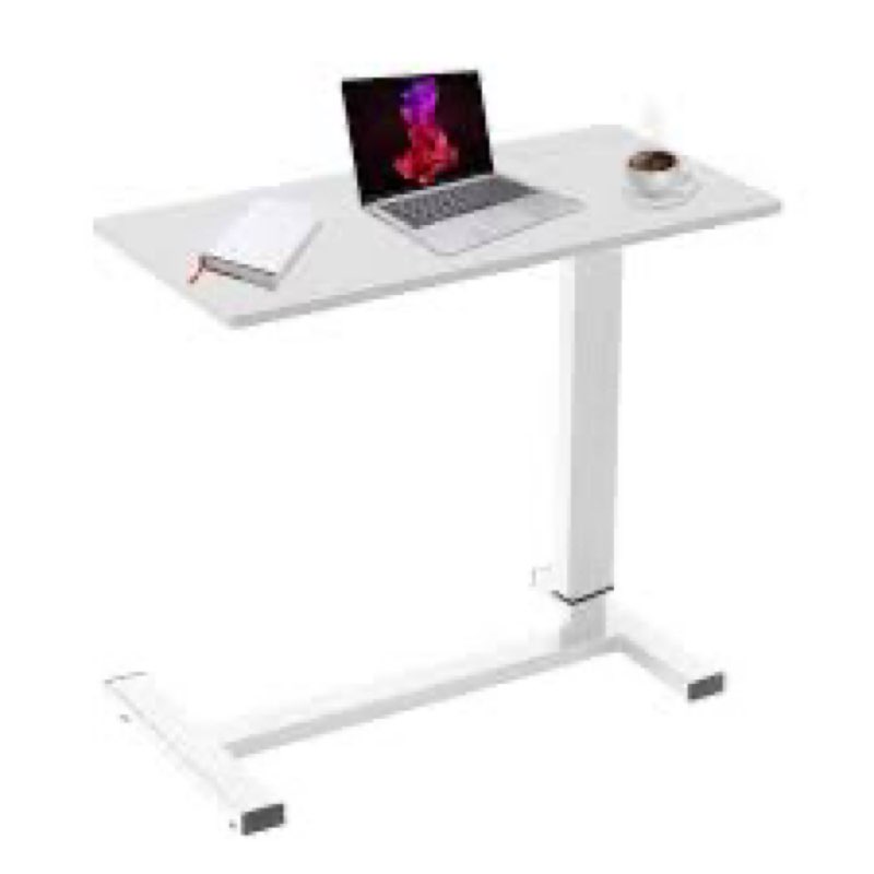 Multi-Function Adjustable and Movable Overbed Table with Hidden Casters