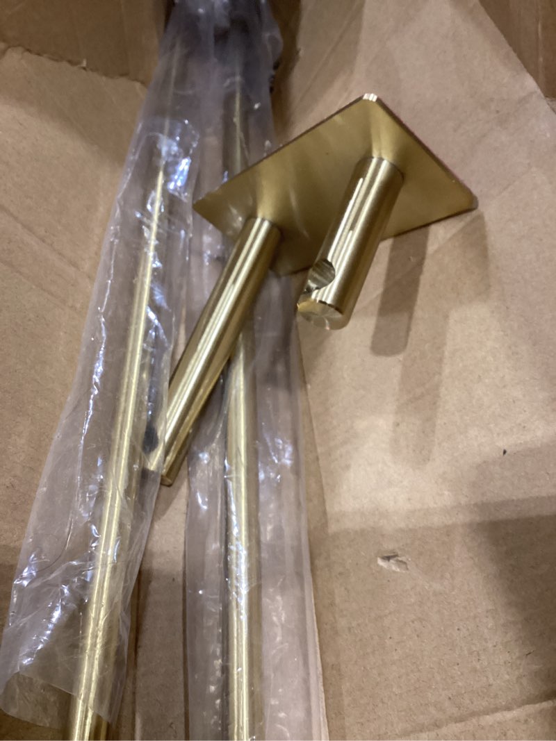 Condition photo showing Good Condition for Towel Bar - 29.3 Inch Self Adhesive Towel Holder, Hand Towel Rack Stick on Wall, SUS 304 Stainless Steel Bathroom Hardware Accessory, Modern Home Decor Towel Rod, Matte Black Single Bar Black-single Rod 29.3 inch