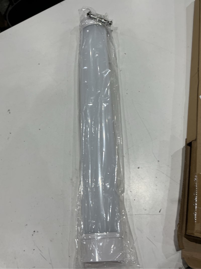 Condition photo showing Good Condition for sararoom 2ft led shop light fixture 20w led wraparound light, 2400lm,6500k cold white, 60cm 23.6inch led garage closet light ceiling light for office home basement, no plug, no ground wire cold white 2ft 20w 1pc