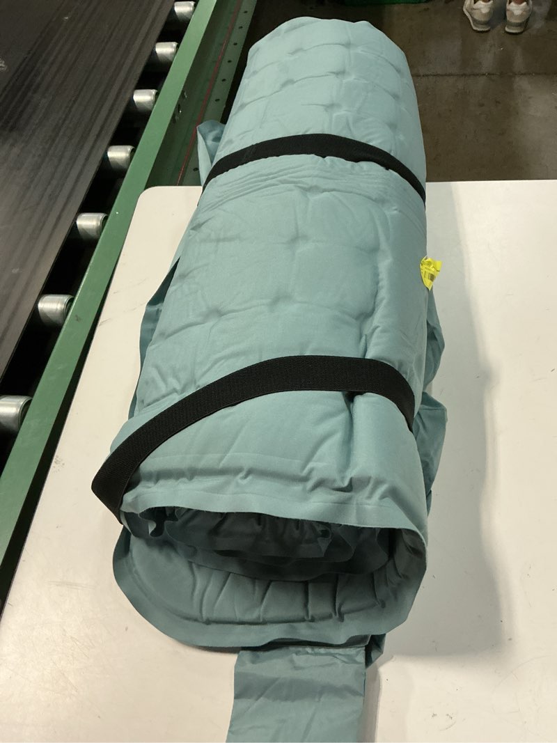 Condition photo showing As Is for ozark trail self-inflating large rectangular sleeping pad