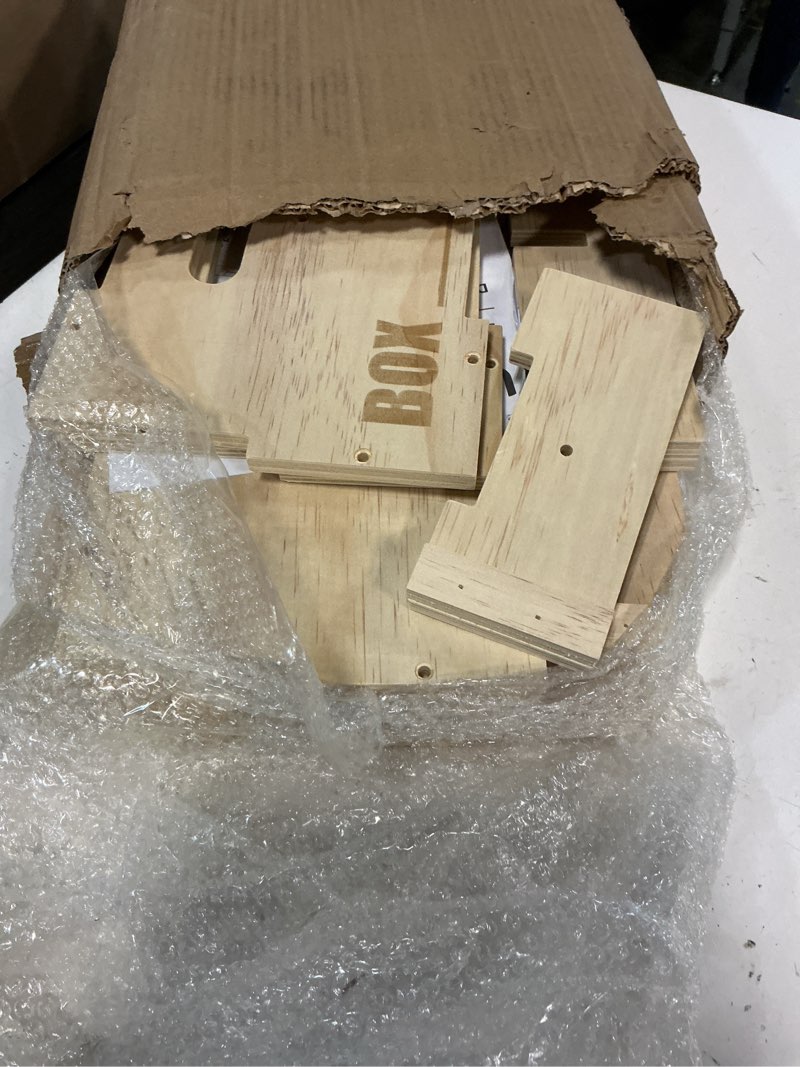 Condition photo showing Good Condition for Plyo Box - 3-in-1 Wood Plyometric Jump Platform (16"x12"x8") for Home Gym Training - Ideal for Jumps, Squats & Conditioning-1 Piece 16" x 12" x 8"