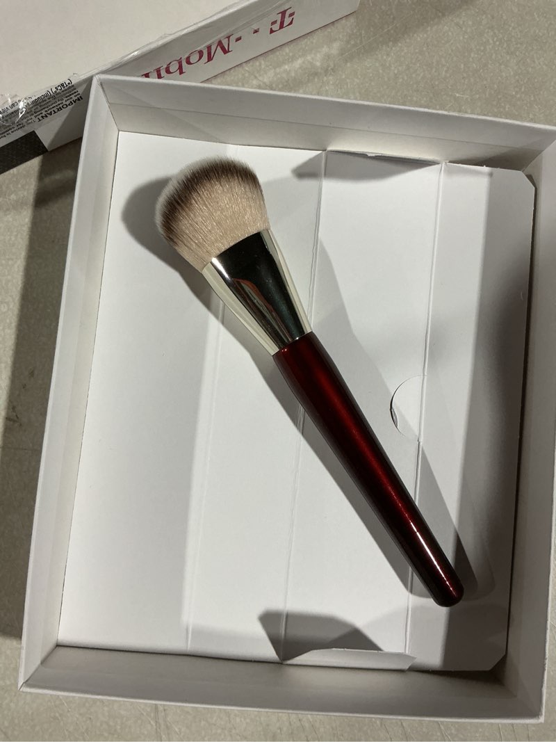 Condition photo showing As Is for BK BEAUTY BRUSHES - 101 CONTOURED FOUNDATION BRUSH - Contoured Foundation Brush - Foundation Makeup Brushes - Face Brush For Liquid Or Cream Foundations