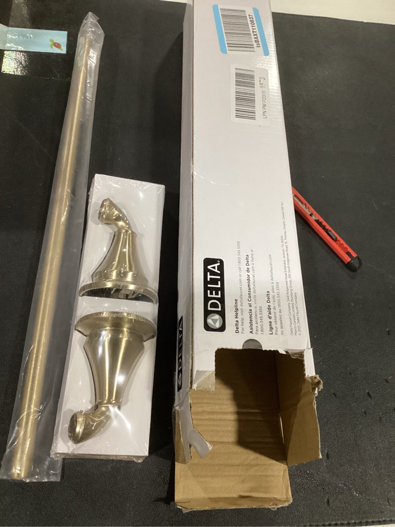 Condition photo showing Good Condition for delta 79418-cz, 18 inch, champagne bronze, 18 in 18 inch champagne bronze